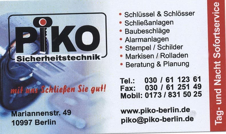 Piko Schlüsseldienst