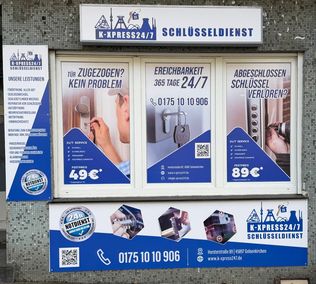 K- Xpress 24/7 | Schlüsseldienst Gelsenkirchen Umgebung