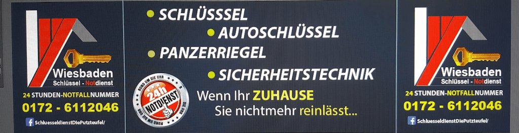 Schlüsseldienst Wiesbaden I Schlüsselnotdienst