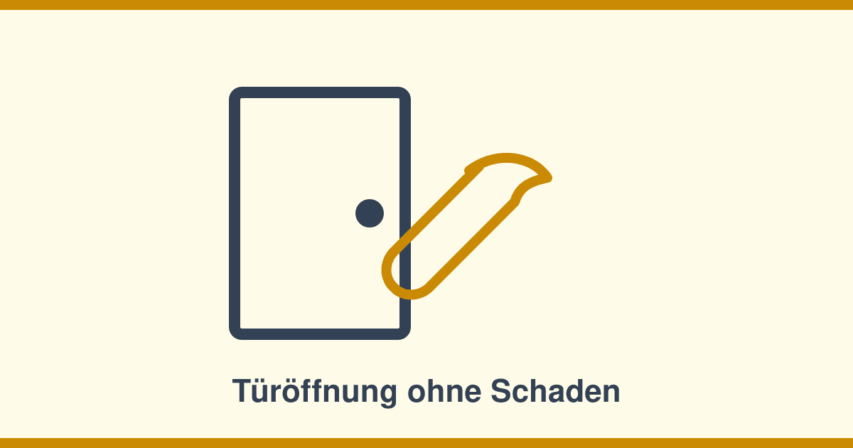 Türöffnung ohne Schaden: So arbeiten seriöse Profis wirklich