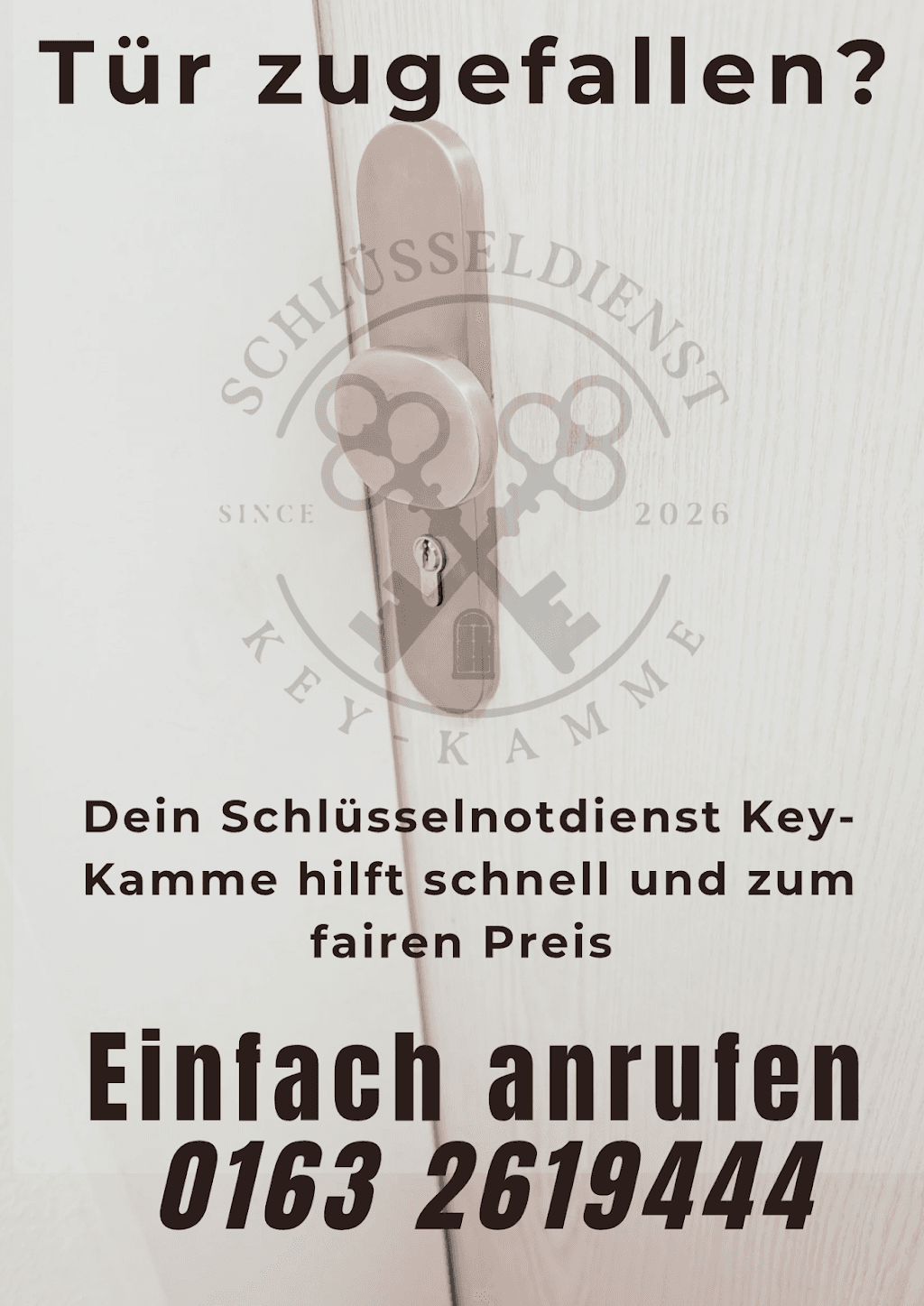 Key-Kamme Schlüsselnotdienst 24/7