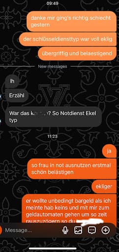 Piko Schlüsseldienst — Kundenfoto