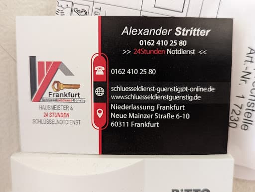 Schlüsseldienst Günstig Frankfurt — Kundenfoto